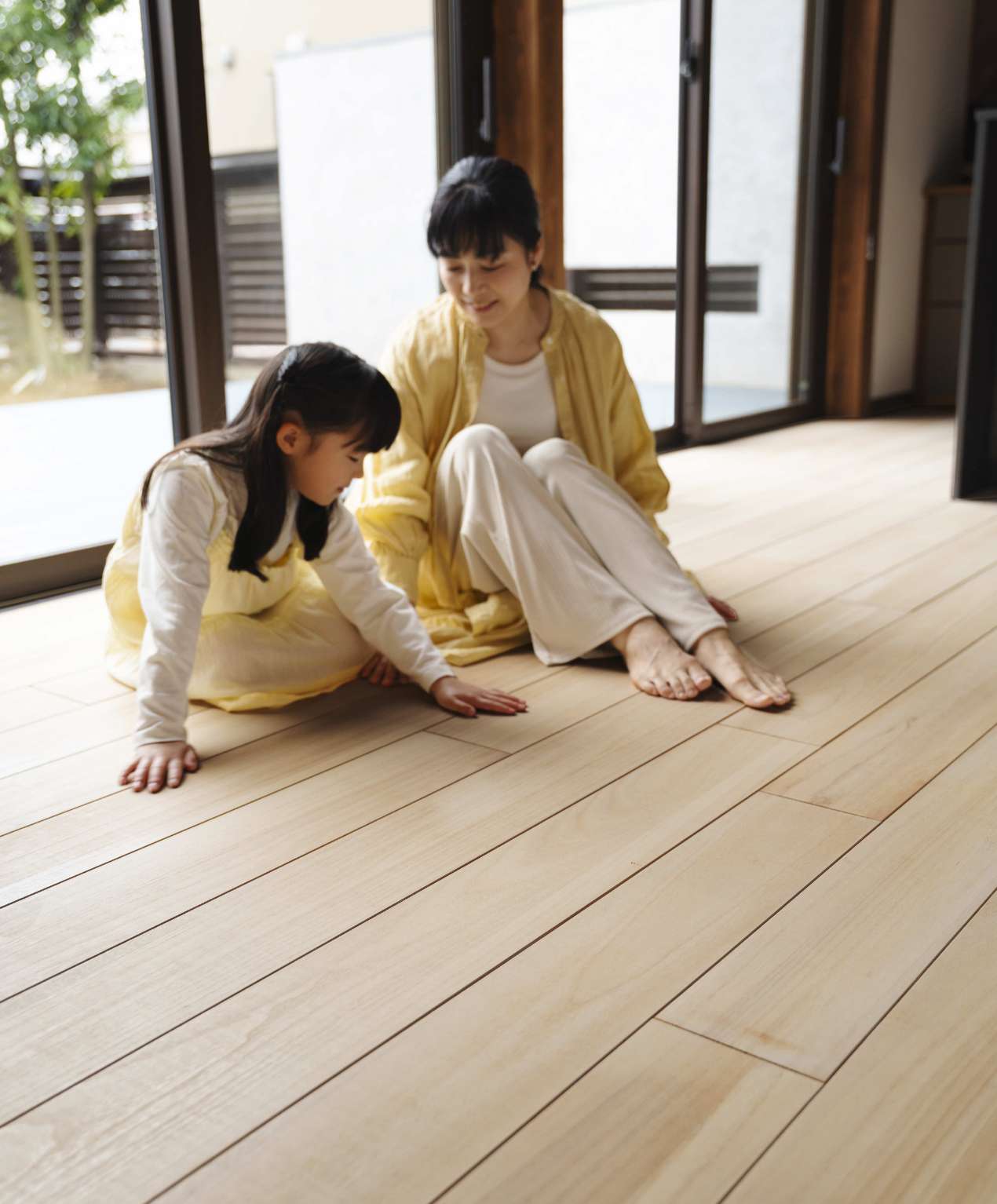 綿半林業の家の内装